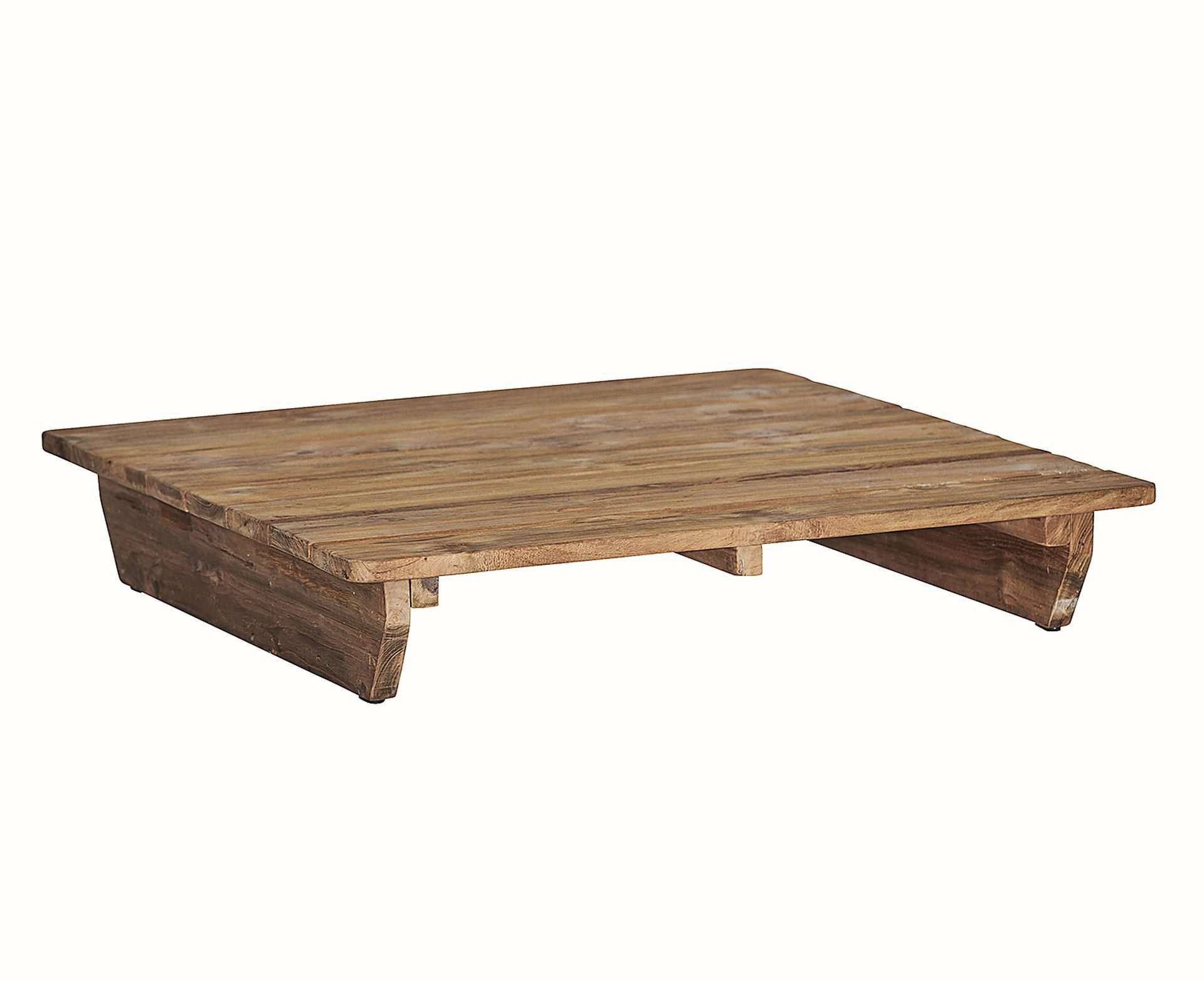 jankurtz Couchtisch Newport aus recyceltem Teakholz, 90 cm