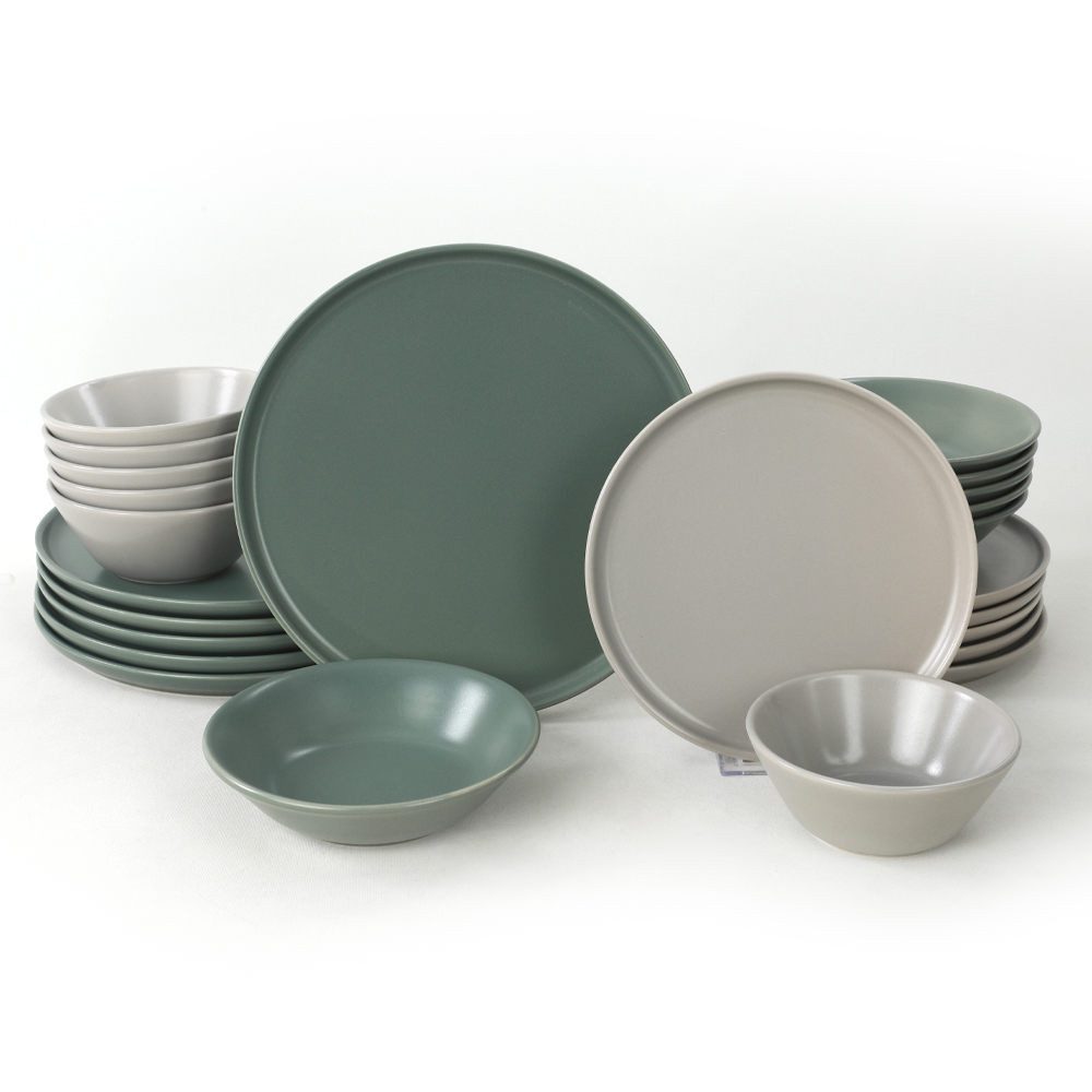 Hermia Concept Тарелки-Set 100% CERAMIC STONEWARE M1702 (24-tlg)