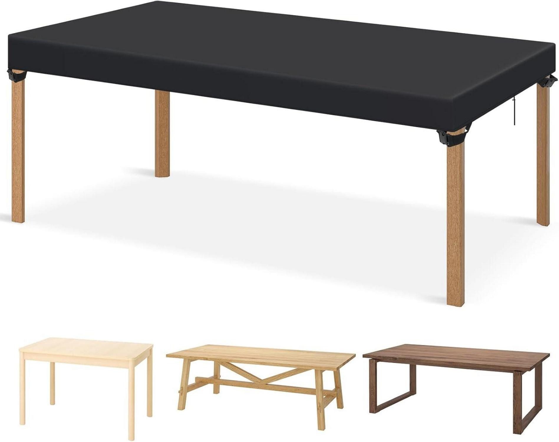 LuxusKollektion Gartenmöbel-Schutzhülle Gartentisch Abdeckung 150x90x15cm S günstig online kaufen