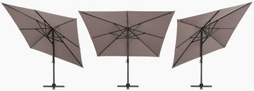 garten gut Sonnenschirm Big Roma, LxB: 300x300 cm, ohne Schirmständer, neigbar