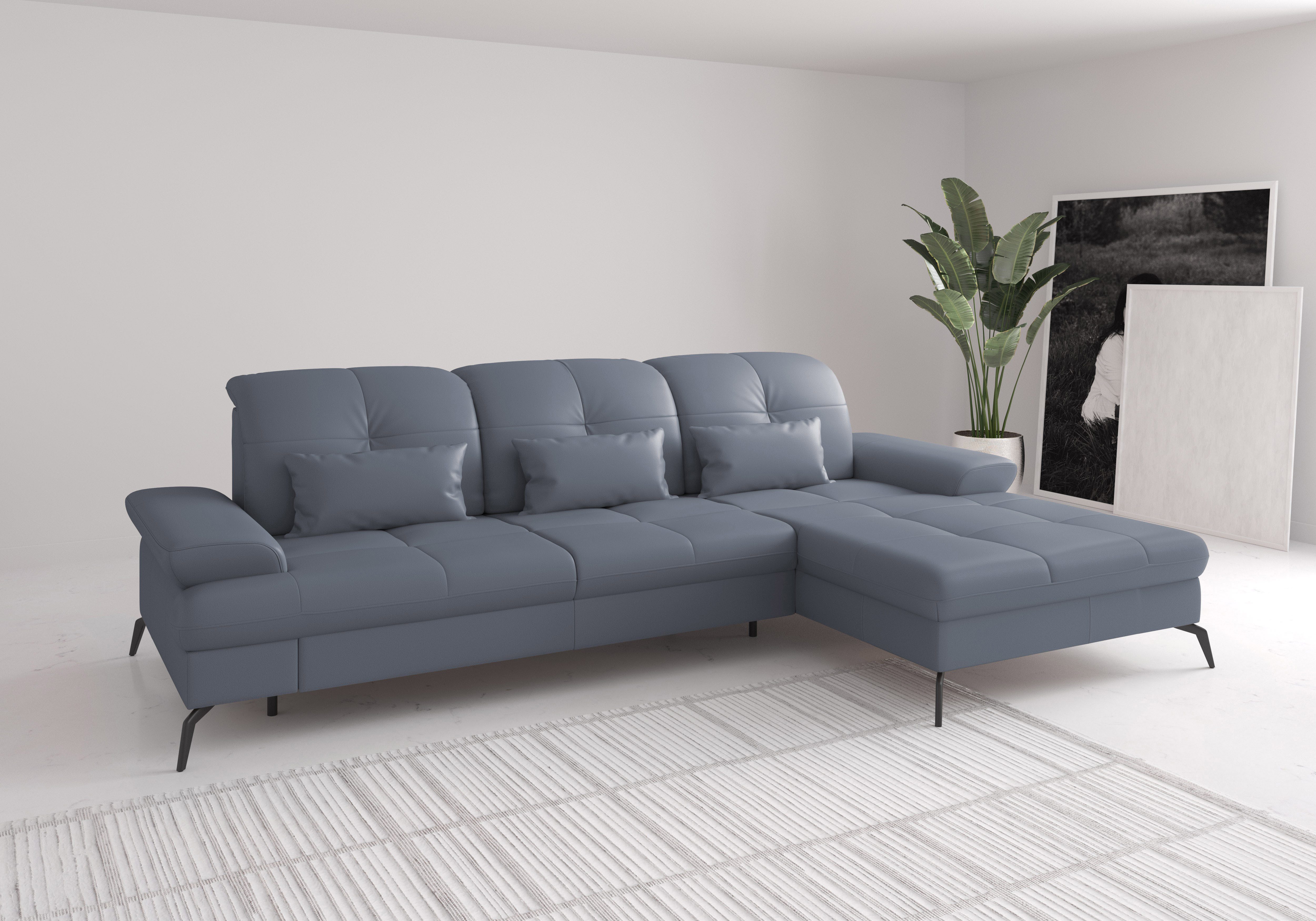 sit&more Ecksofa Amica, L-Form, inkl. Sitztiefenverstellung & Armteilverstellung, wahlweise mit Bettfunktion, Bettkasten und Kopfteilverstellung