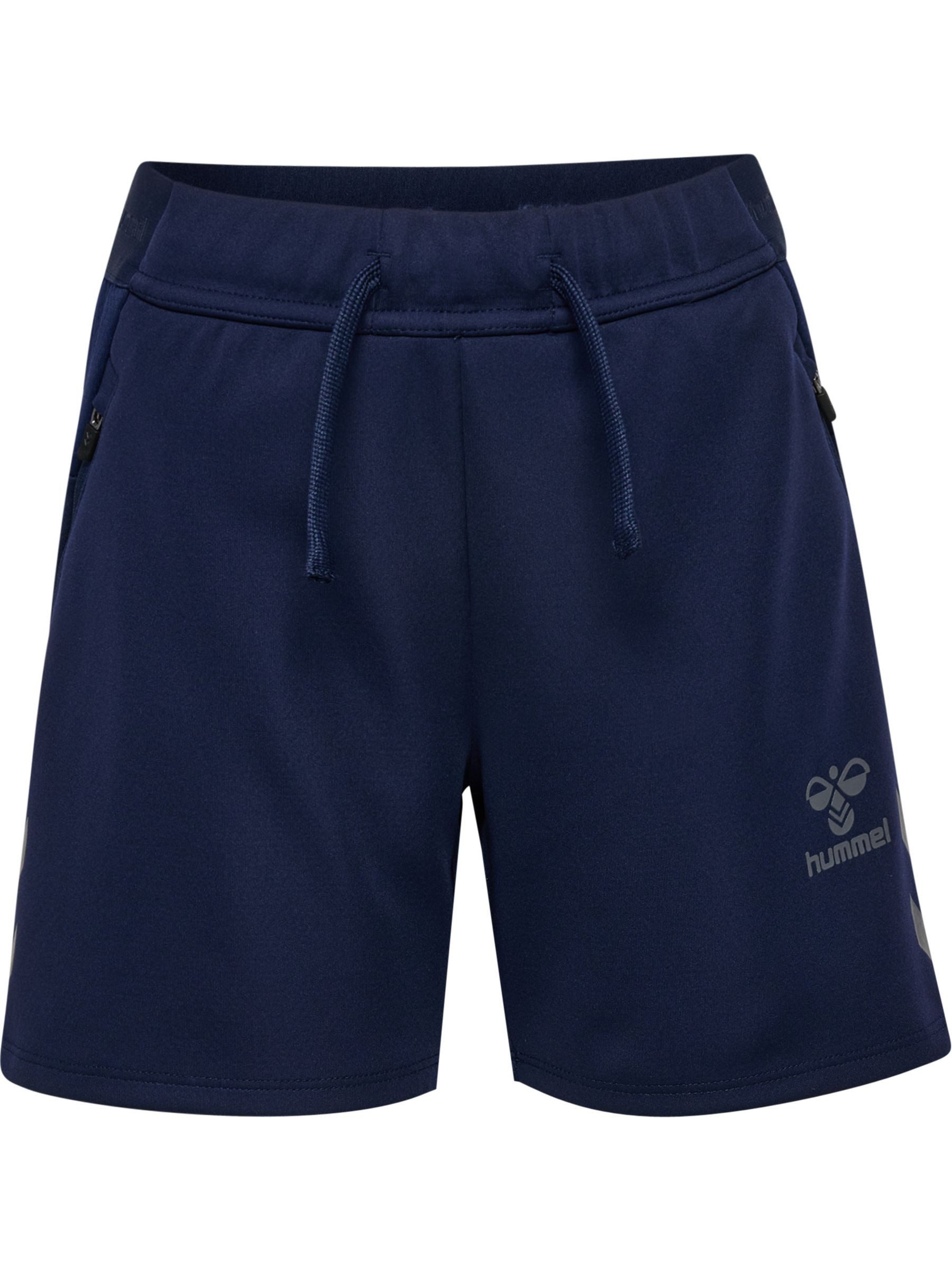 Shorts Sportlicher Look Kordelzug Logo Print Reißtasche Bund