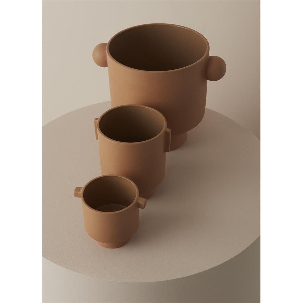 Braun Pflanztopf Keramik 10,5 x Pot, Small Inka Kana OYOY Übertopf Blumentopf 10,5 cm Dekotopf Blumentopf