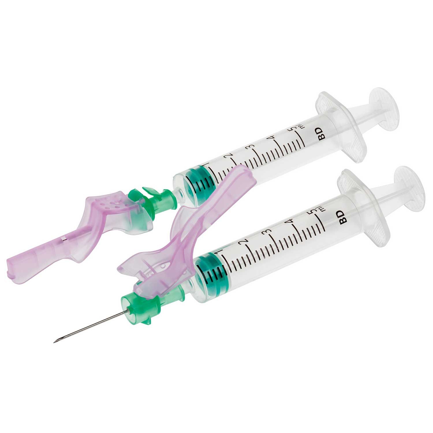 b+d Injektionsnadel BD Eclipse Sicherheitskanüle 21 G 0,8 x 25 mm Grün, 100 Stück