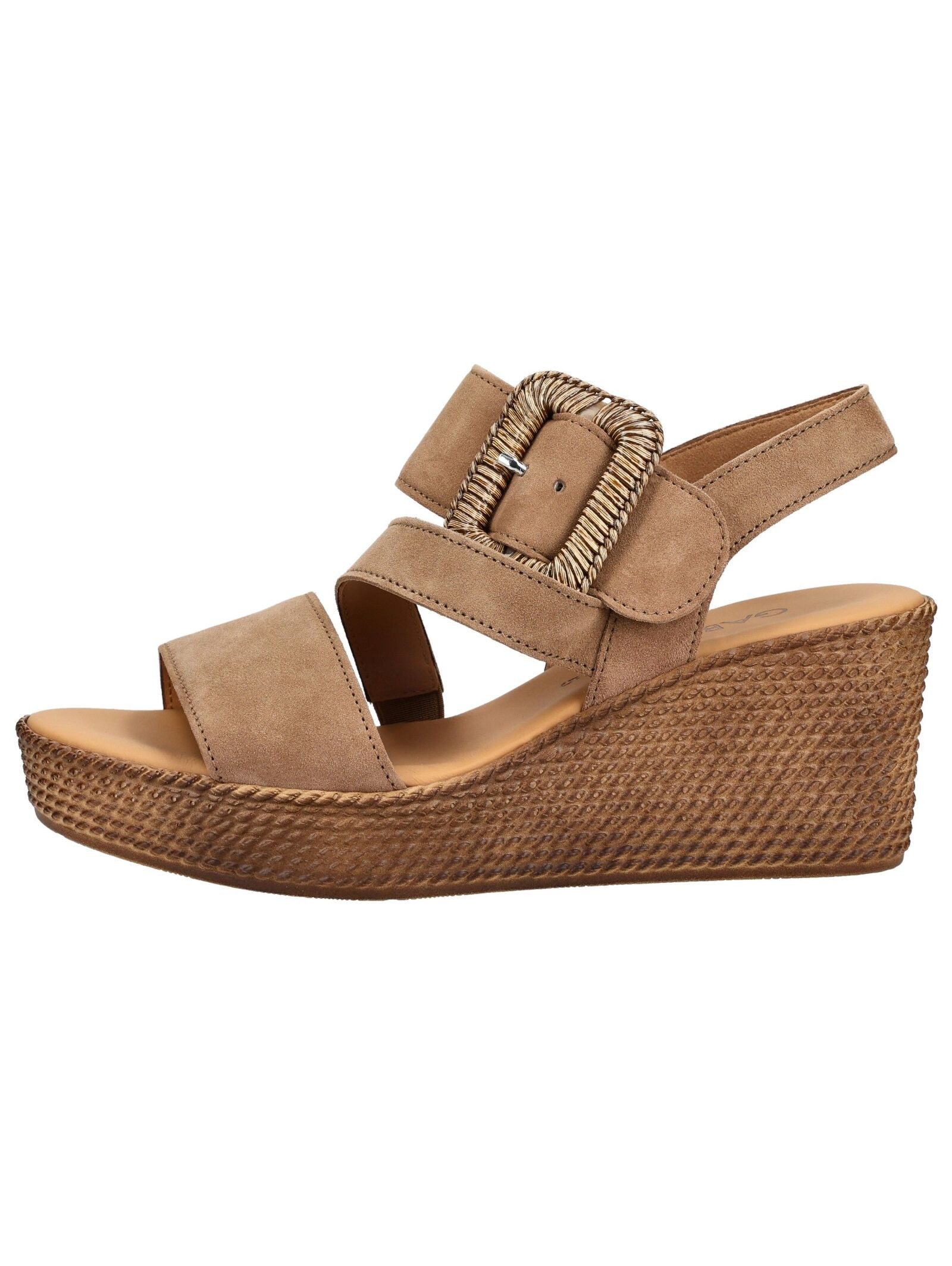 Gabor Gabor Sandalen Veloursleder Keilsandalette