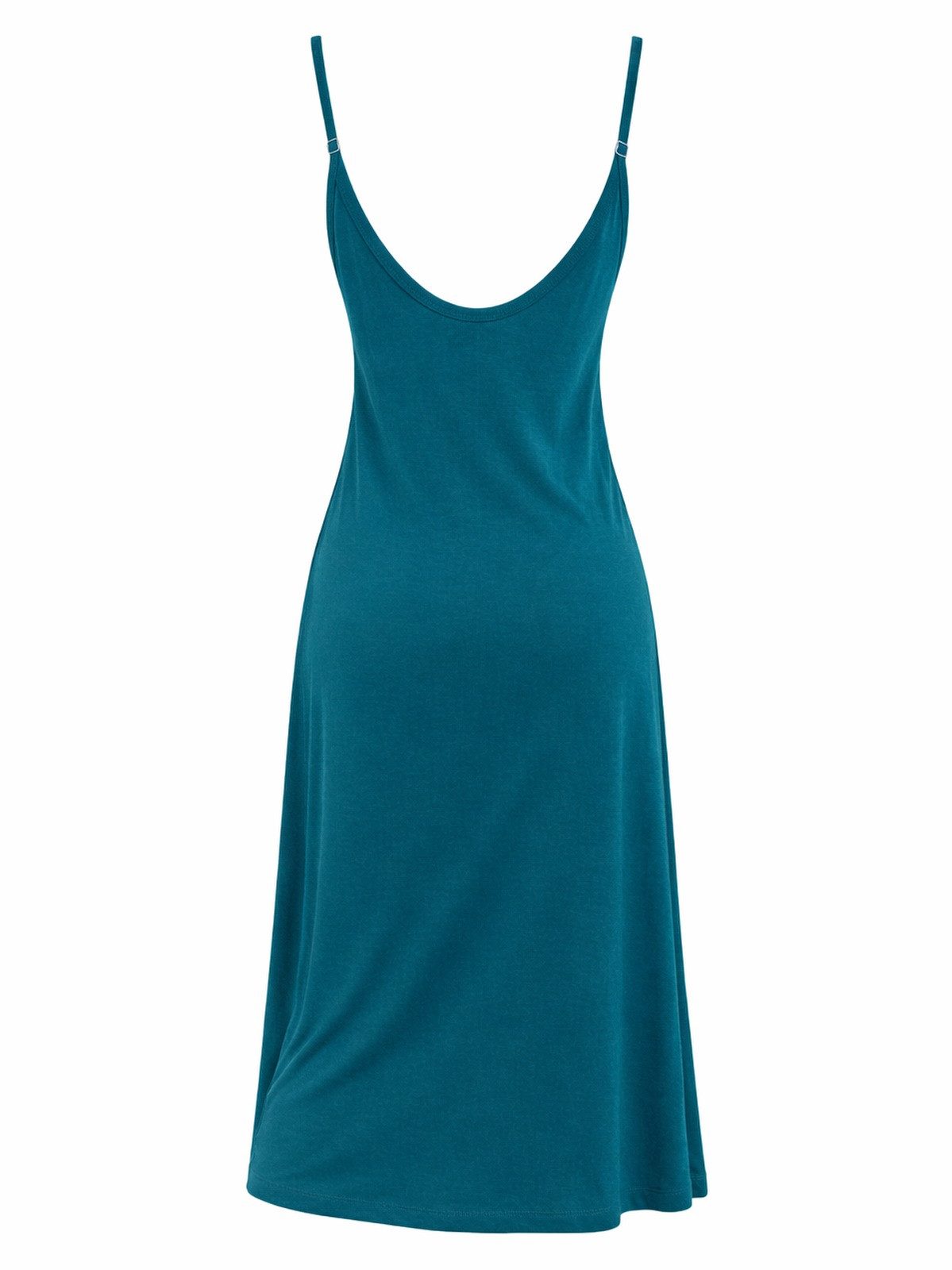 Vishes Maxikleid Langes Trägerkleid Damen Spaghettiträger Jersey Baumwolle Alternative Mode, Boho, Hippie, Ethno, Festival – Bild 4 von 4