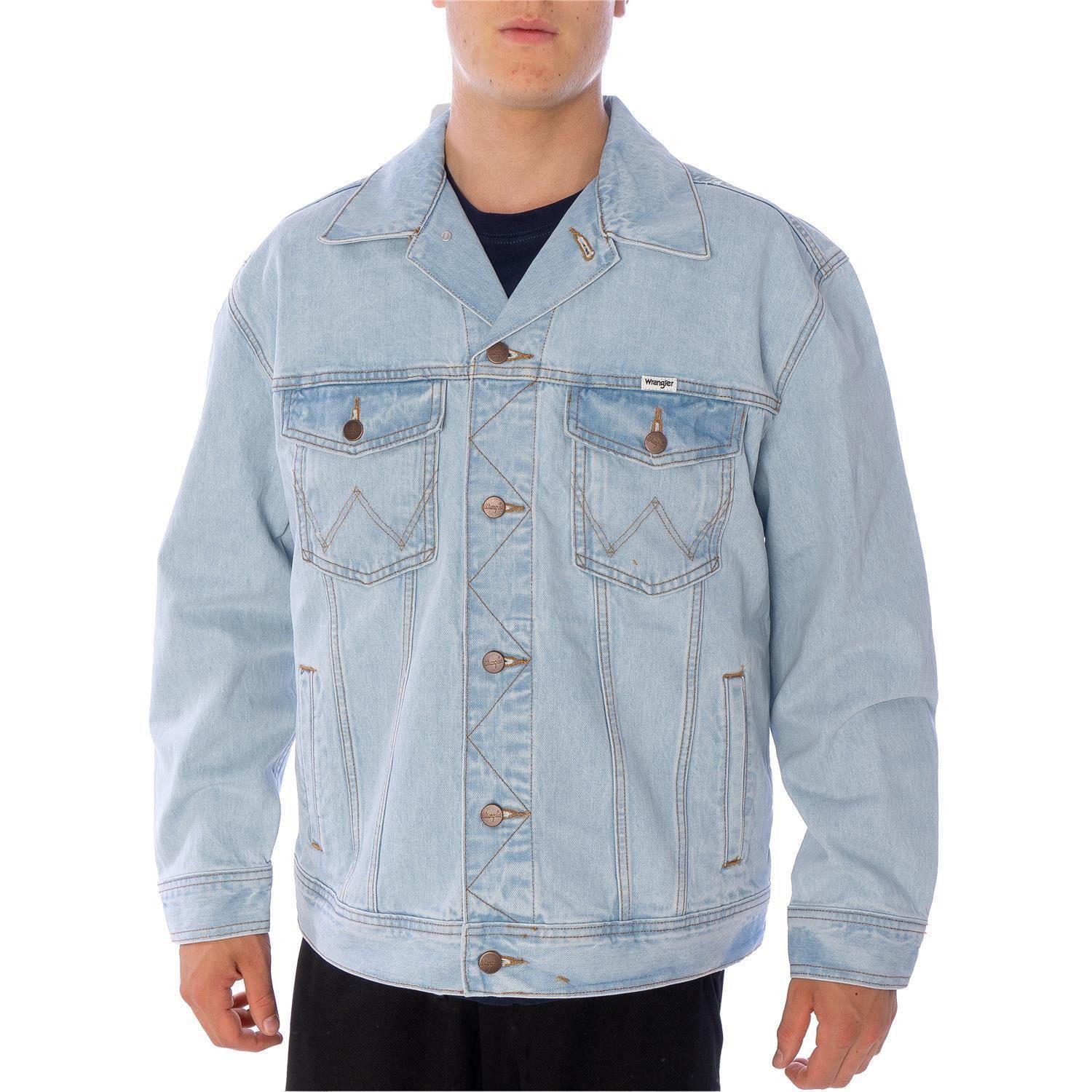 Wrangler Jeansjacke Jeansjacke Wrangler Anti Fit Umlegekragen