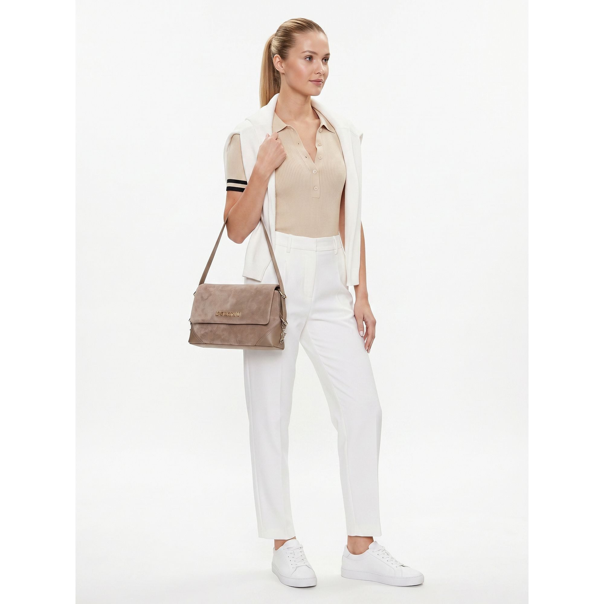 LOVE MOSCHINO Schultertasche, Polyester
