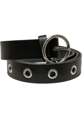 URBAN CLASSICS Hüftgürtel Urban Classics Unisex Synthetic Leather Eyelet Belt 2-Pack