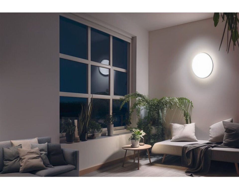 Livarno home LED Deckenleuchte Livarno Home LED Wand- und Deckenleuchte Chromring Ø 32,2cm