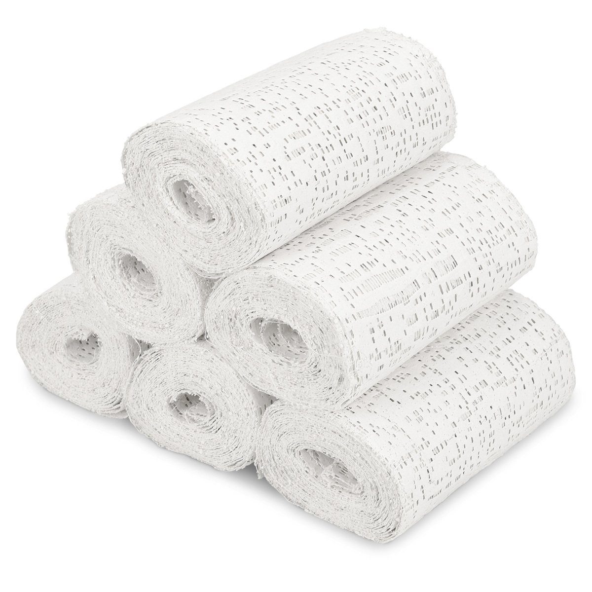 Bastelnaturmaterial Babybauch Gipsbinden 6er Set - 6x 10cm x 300cm - schnelltrocknend
