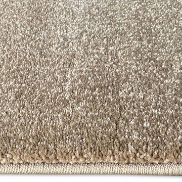 Teppich Modern abstrakter Designerteppich mit Rechtecken in beige, Carpetia, rechteckig, Höhe: 13 mm
