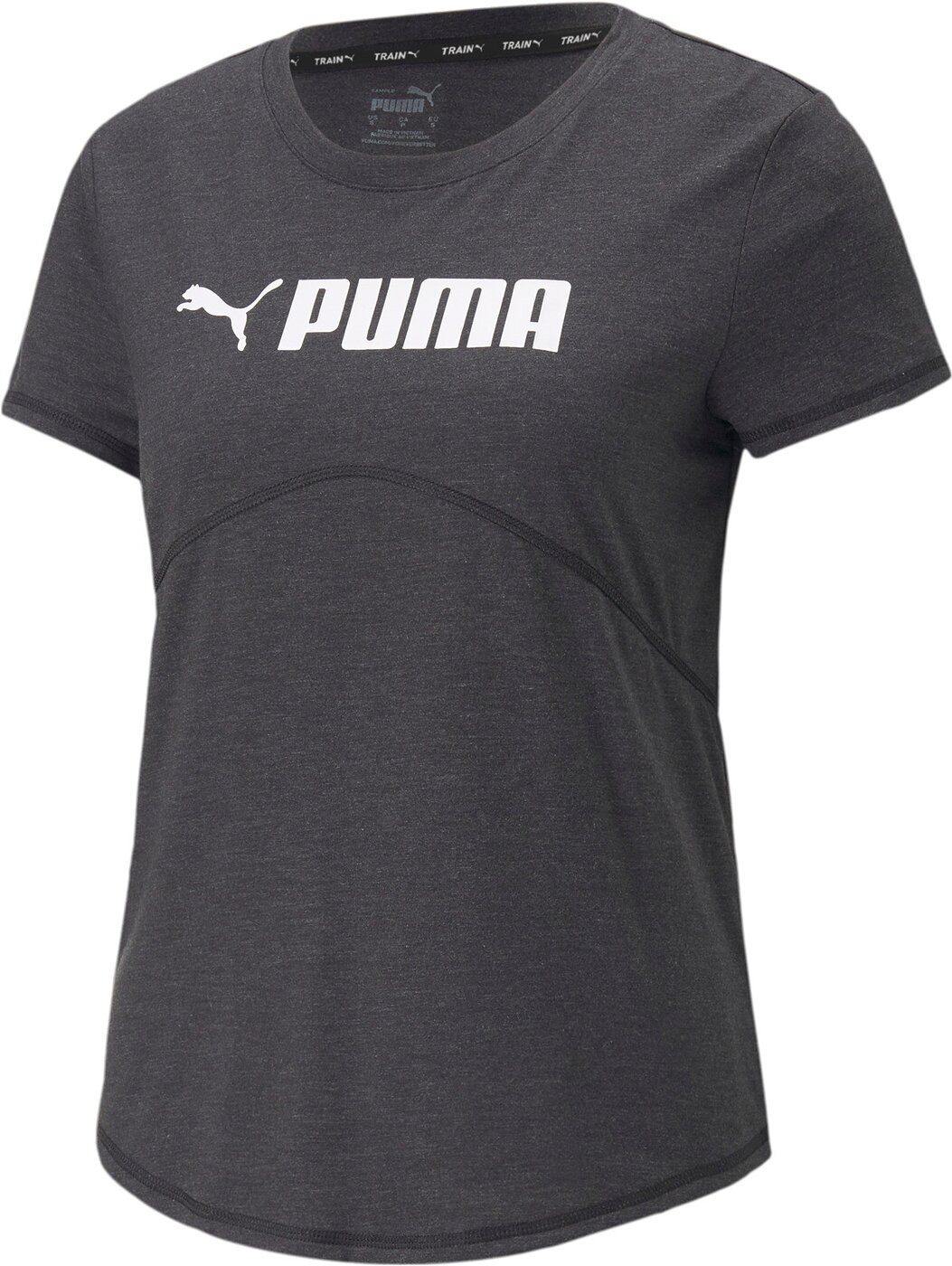 PUMA Trainingstop Puma Fit Heather Tee 001 PUMA BLACK HEATHER