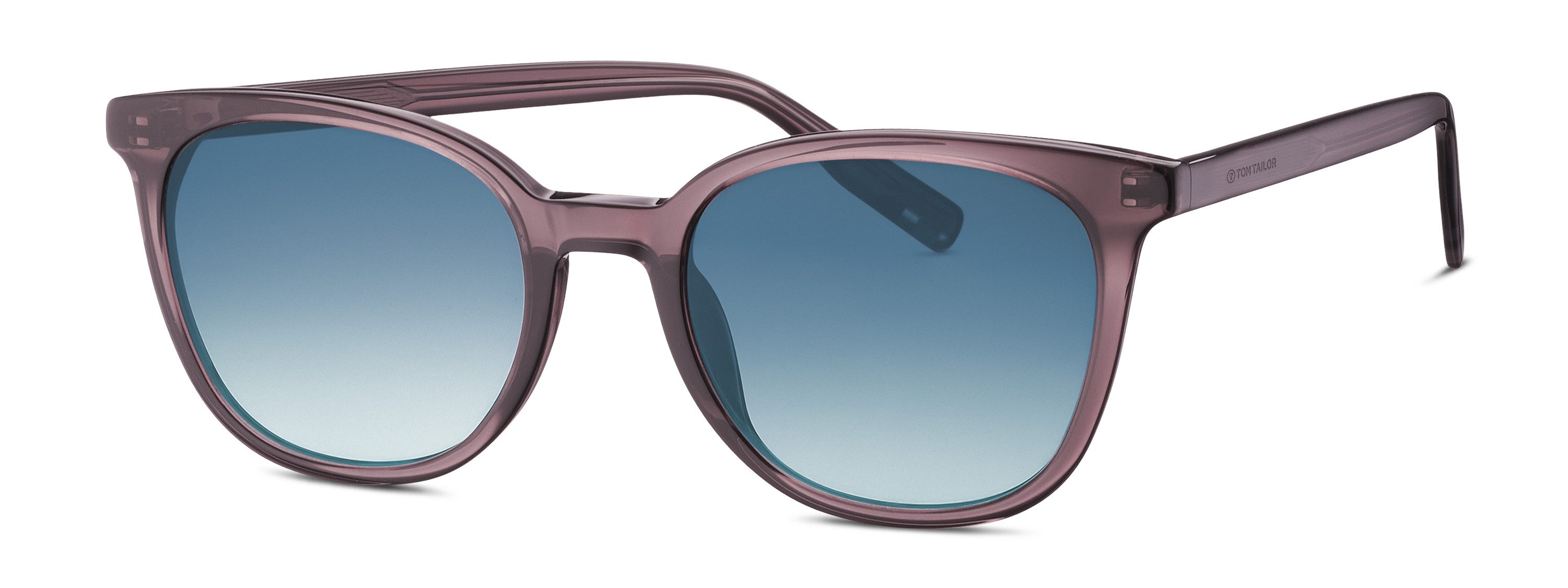 TOM TAILOR Sonnenbrille Modell 676014 Form Feminin, Logoschriftzug auf Bügel, Kunststofffassung