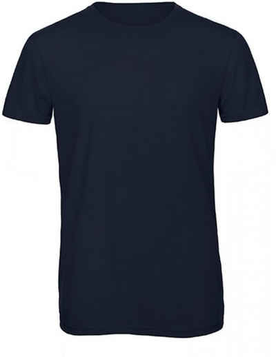 B&C Rundhalsshirt Herren Triblend T-Shirt /langlebig, flexibel und faltenfrei