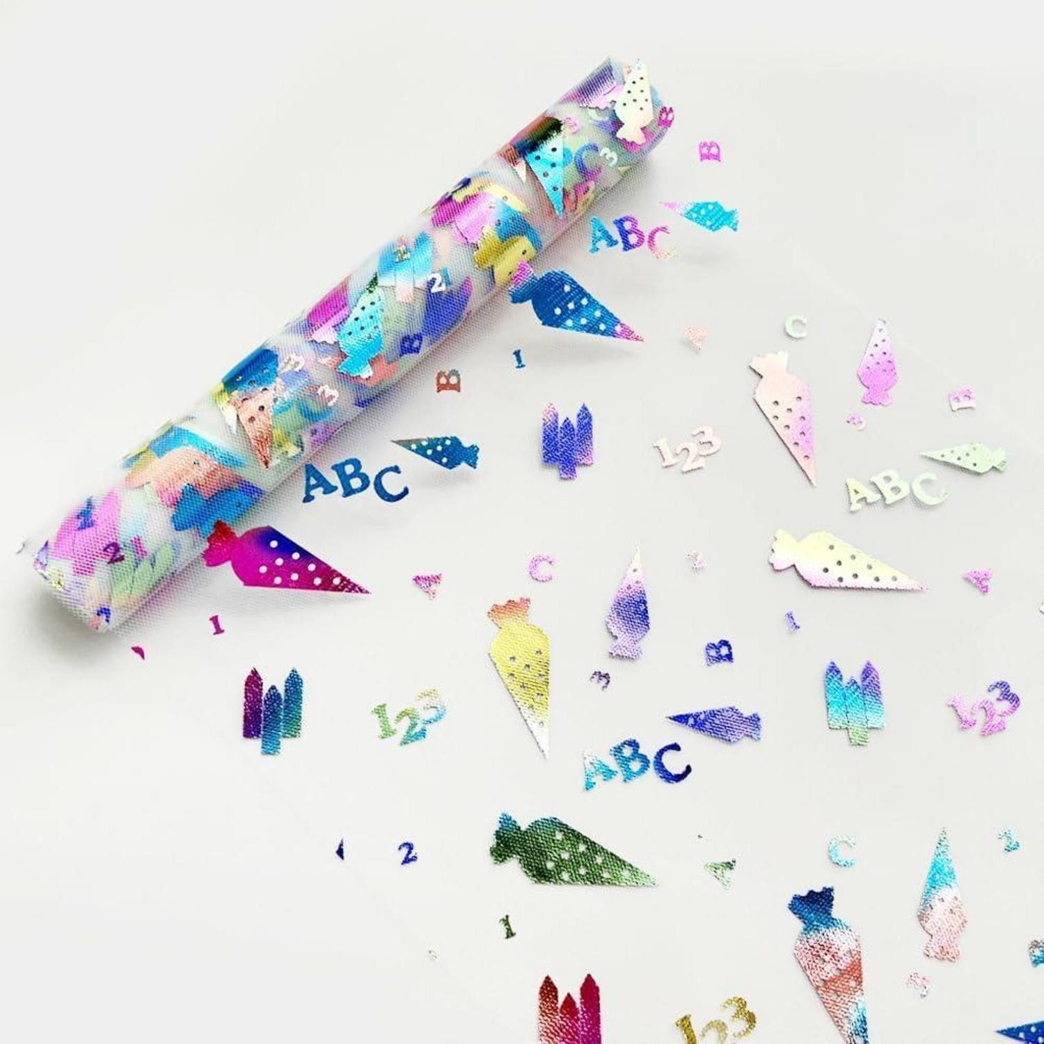 LuxusKollektion Tischläufer Tischläufer Einschulung Schulanfang Deko Mädchen Junge 28 cm Blau