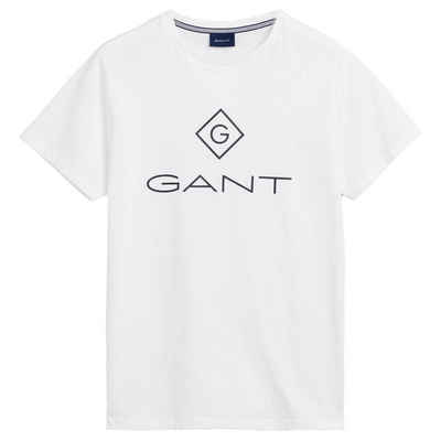 Gant T-Shirt Herren T-Shirt - Lock Up T-Shirt, Logo, einfarbig
