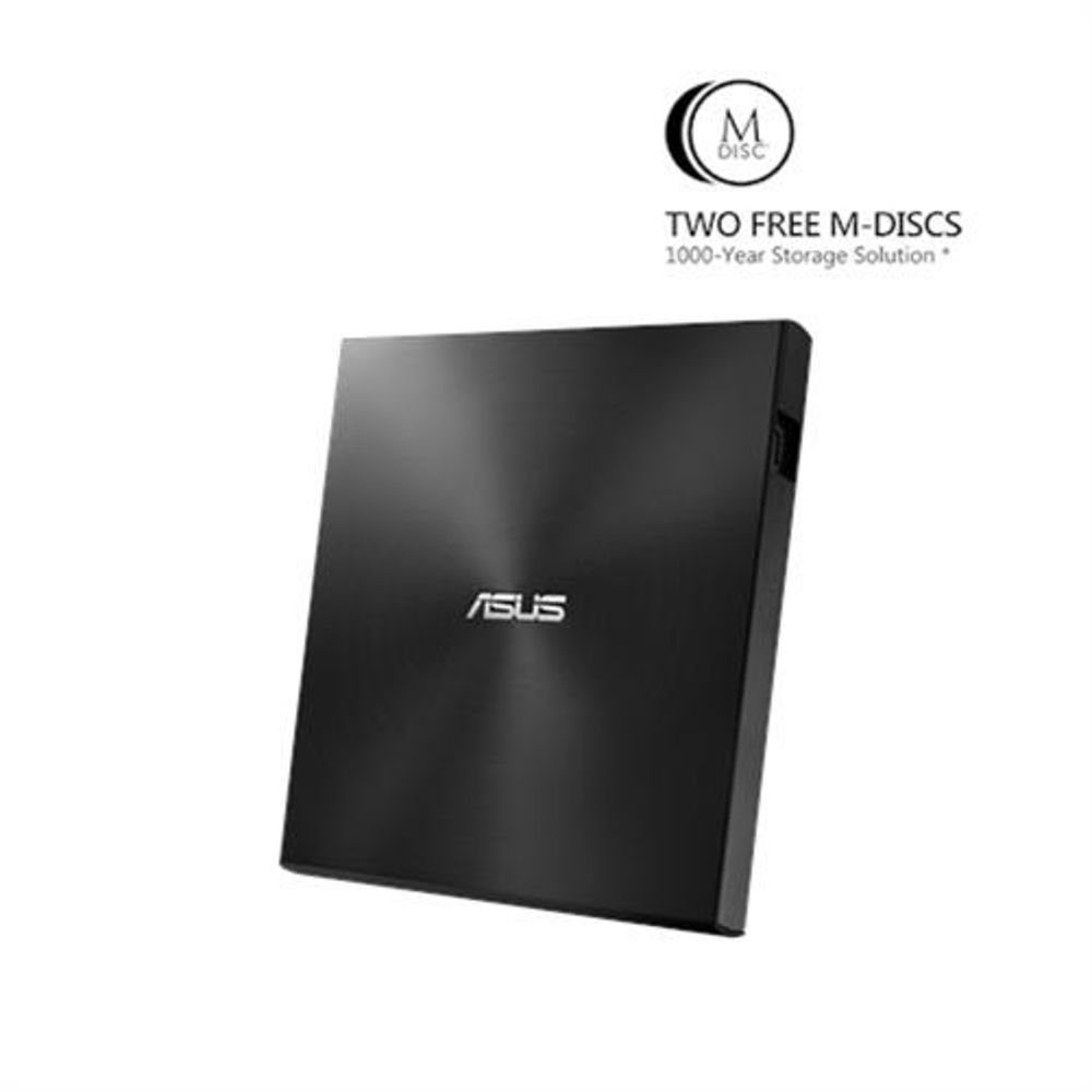 Asus ZenDrive 2 SDRW-08U7M-U Записувач dvd (USB 2.0, BD 8x/DVD 8x/CD 24x, SLIM DVD Brenner ür PC Laptop Windows Mac, Schwarz)