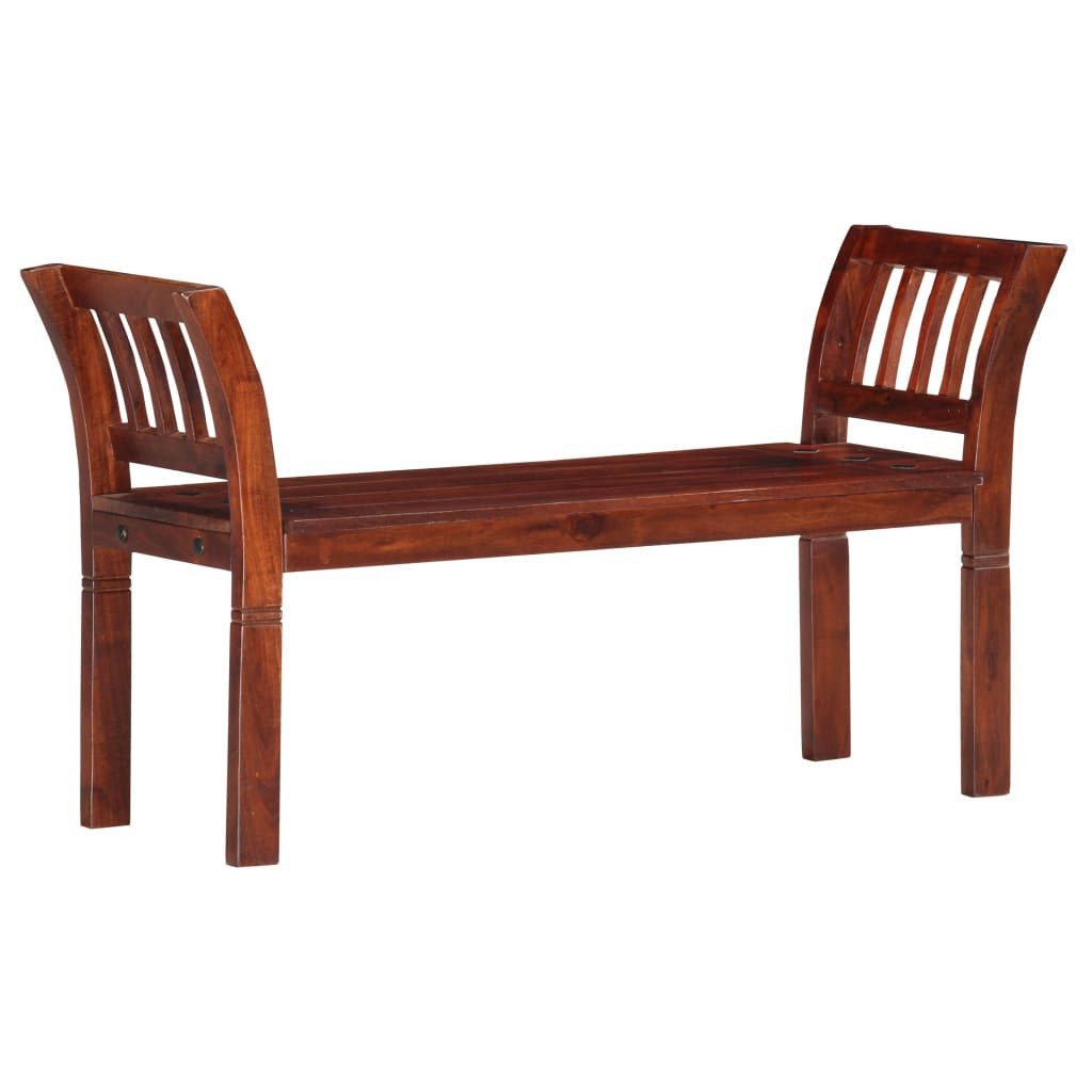 vidaXL Essbank Sitzbank 111 cm Massivholz