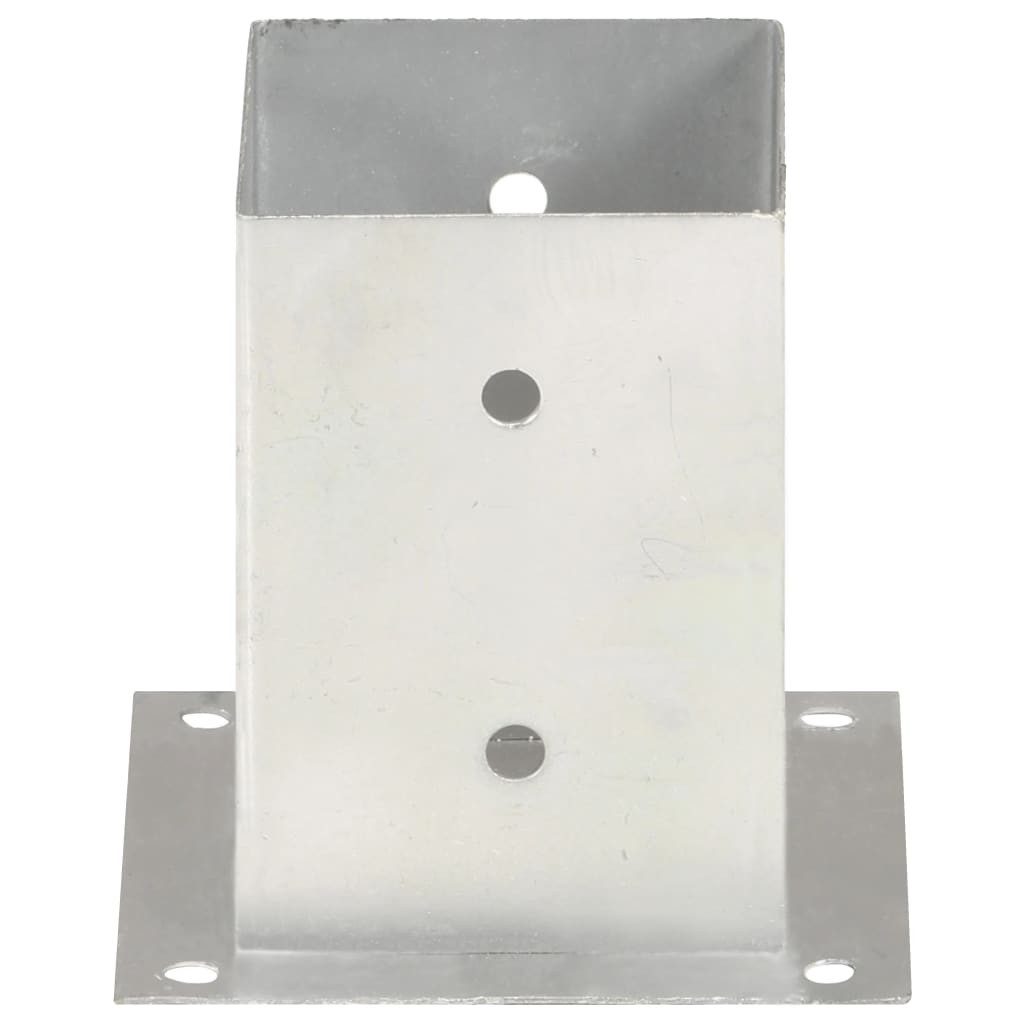 vidaXL Zaunpfosten Pfostenanker 4 Stk. Verzinktes Metall 101 mm, (4-St)