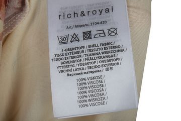 Rich & Royal Shirttop Rich & Royal 2104 420 Damen Bluse Shirt Gr. XS Mehrfarbig Neu