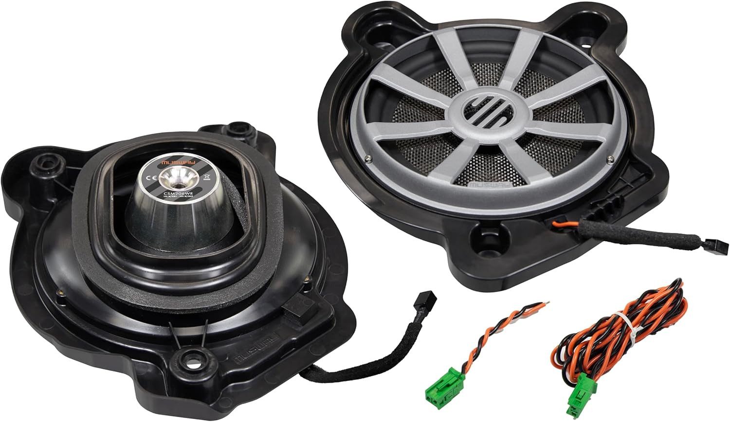 Musway MUSWAY CSM206W Subwoofer Paar 20 cm für Mercedes Auto-Subwoofer