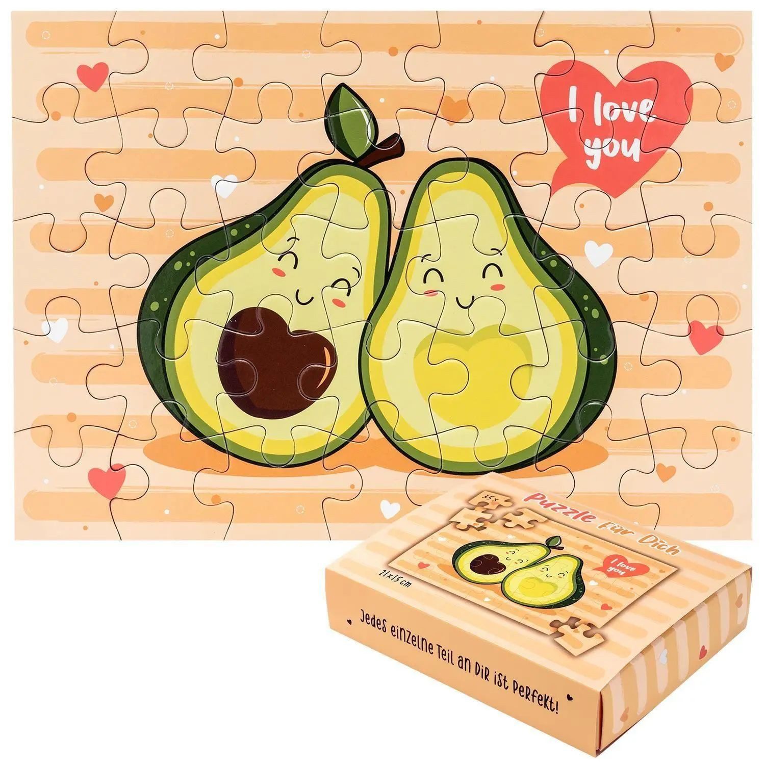 Sheepworld Puzzle GRUSS & CO Puzzle aus 35 Teilen "I love you", 35 Puzzleteile