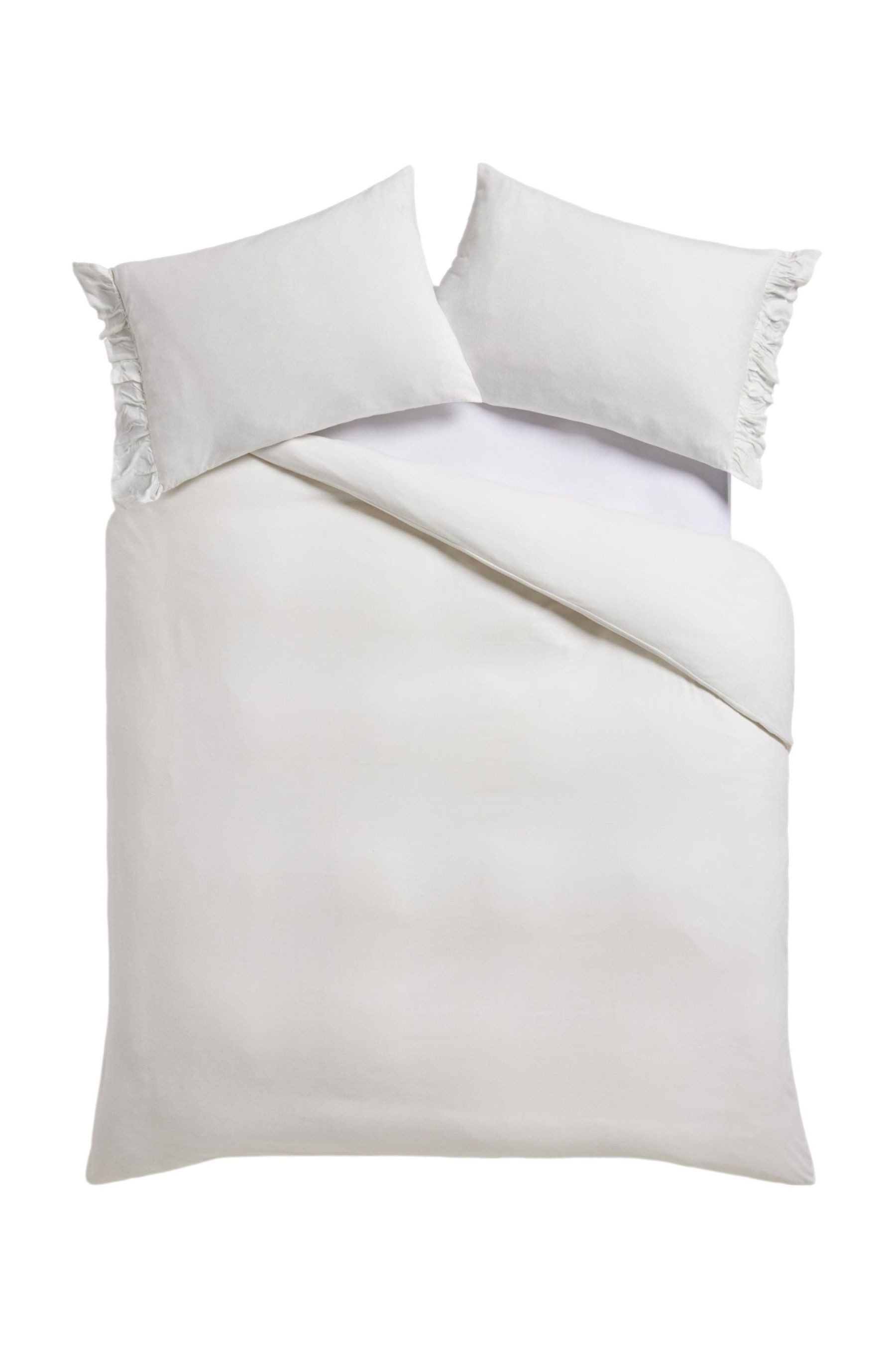 Next Bett-Set Superweiche, angeraute Bettgarnitur mit Rüschen, Bezug: Baumw günstig online kaufen