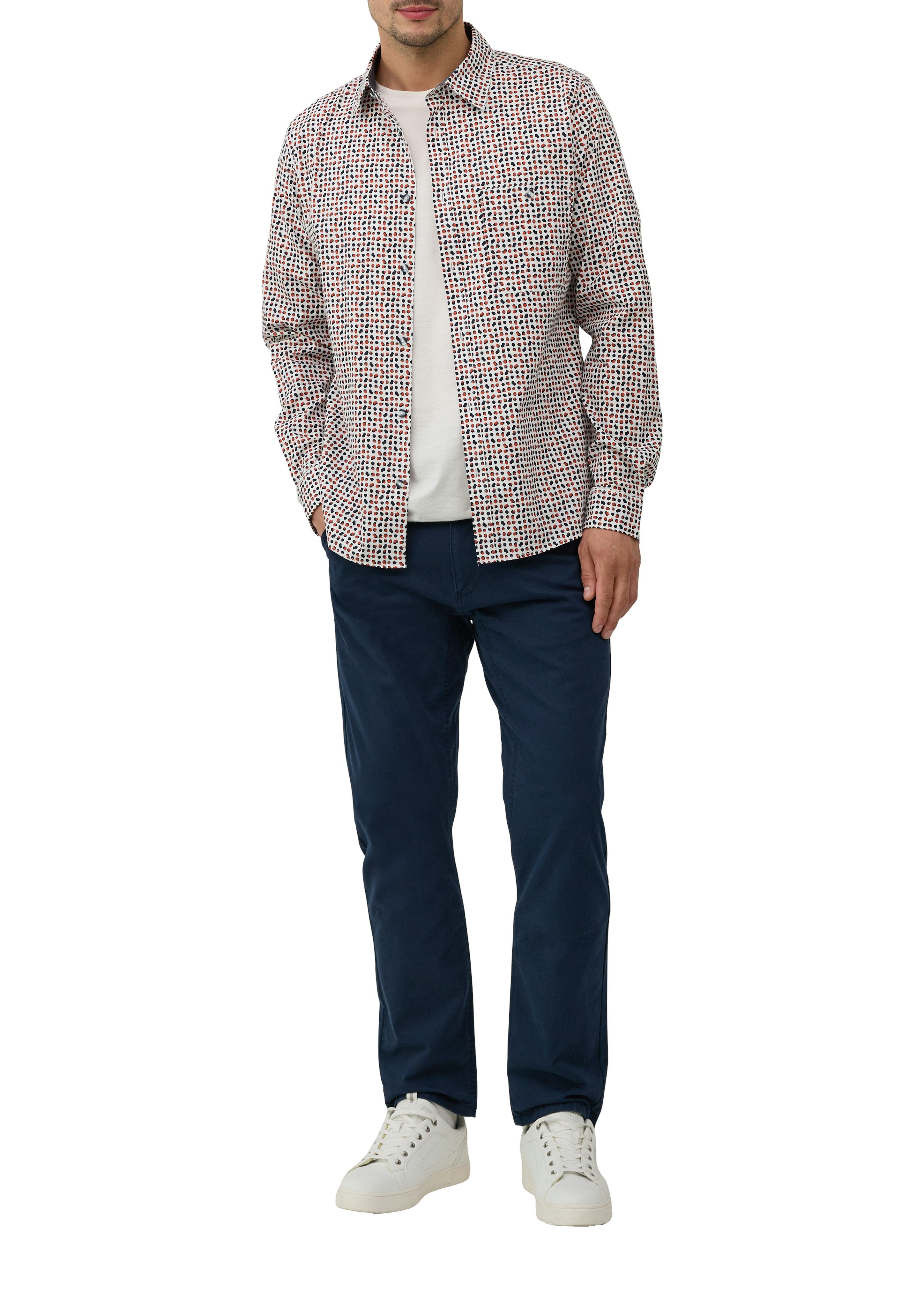 s.Oliver Langarmhemd mit Kontrast-Details