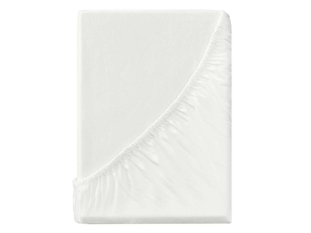 Cotonea Spannbettlaken Cotonea Spannbettlaken 'Edelbiber' aus Bio-Baumwol, Edelbiber, Gummizug: Ja