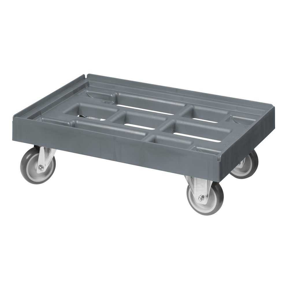 Logiplast Transportroller Transportroller für Kisten 60 x 40 cm mit 2 Bock- und 2 Lenkrollen in