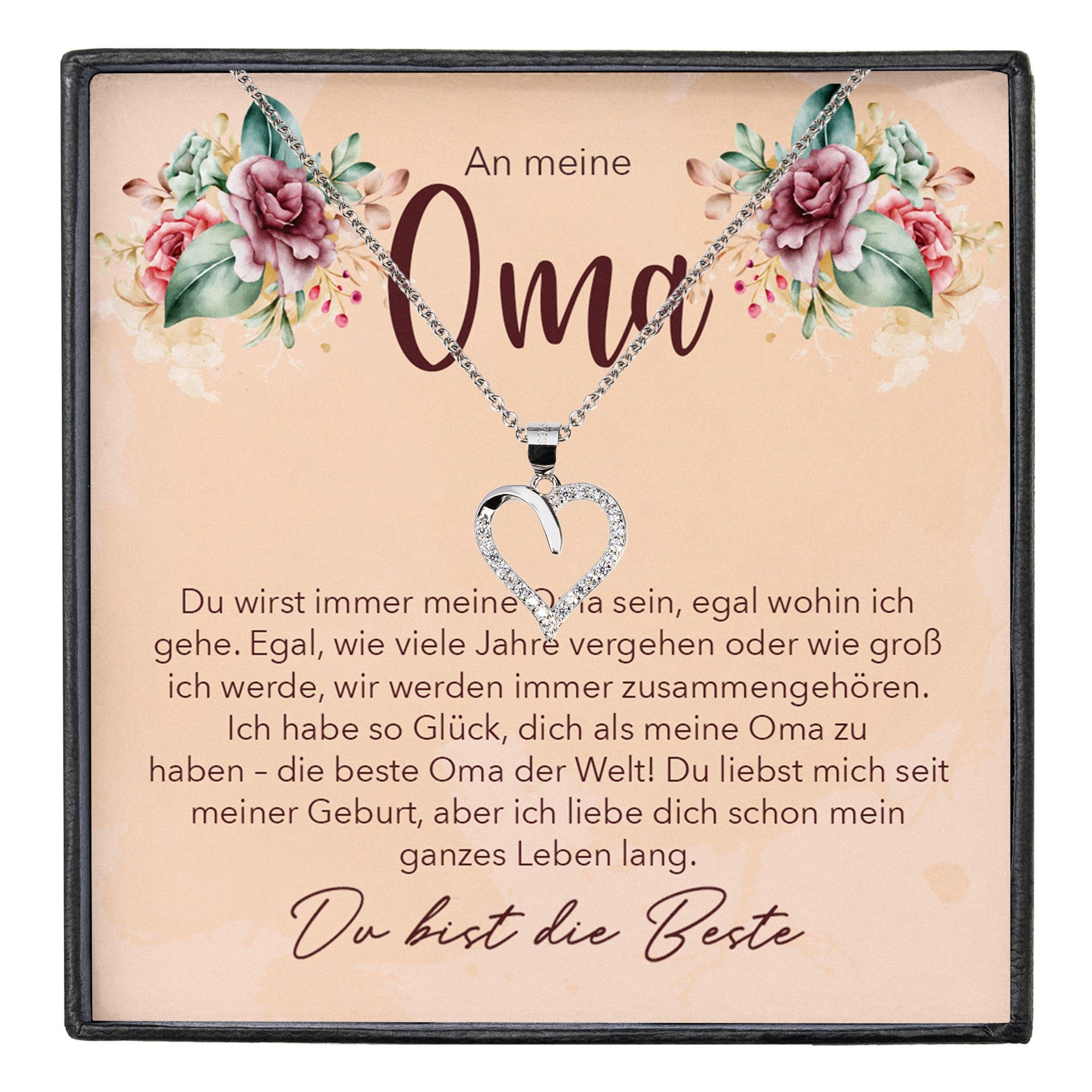 22Feels Schmuckset Liebe Oma Geschenk Grossmutter Frauen Halskette Damen Co günstig online kaufen