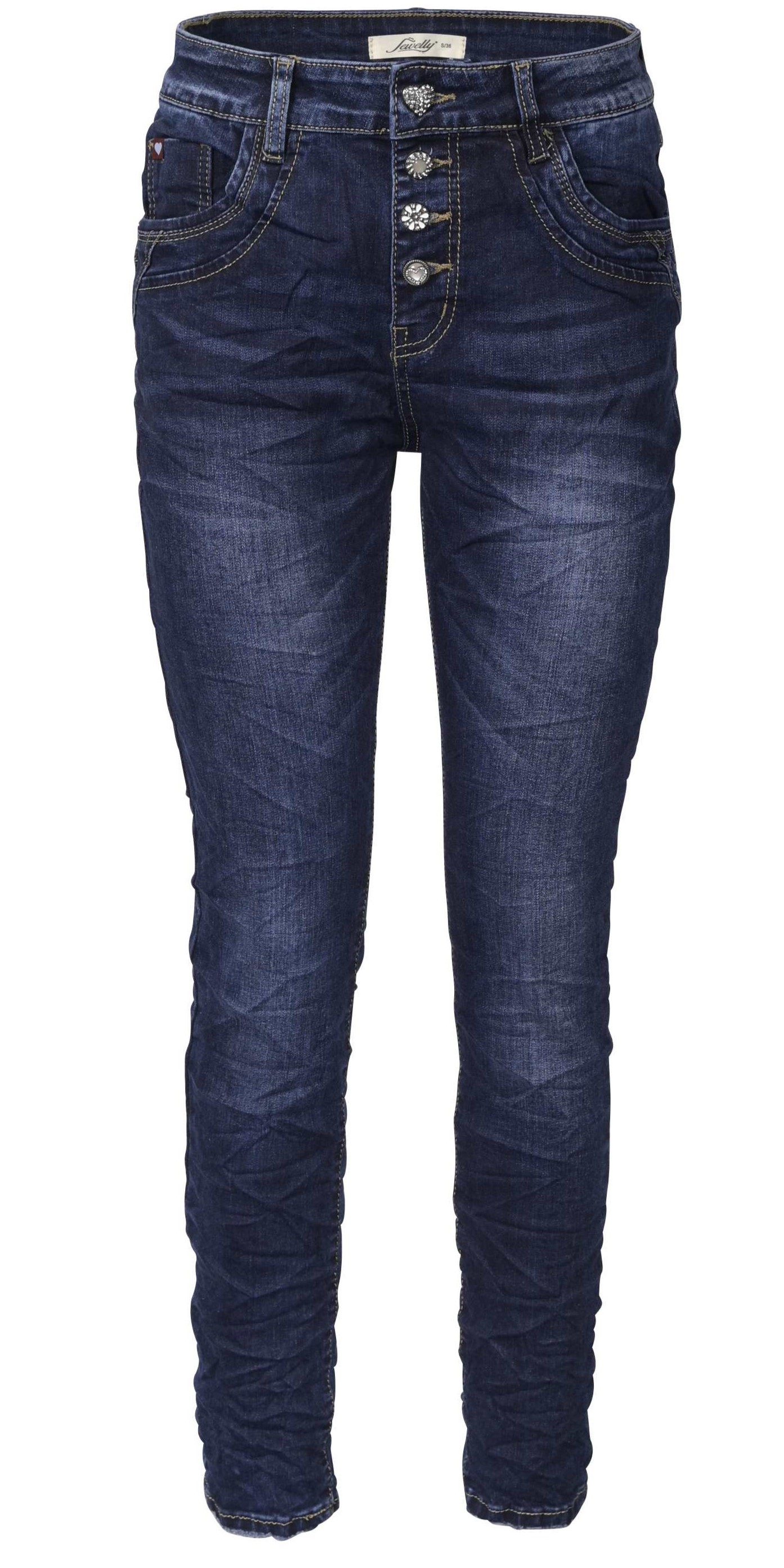 Jewelly Regular-fit-Jeans Jeans, Stretch Jeans Five-Pocket günstig online kaufen