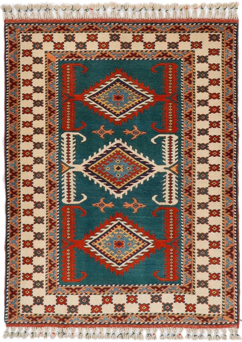 Orientteppich Anadol 121x154 Handgeknüpfter Orientteppich, Nain Trading, rechteckig, Höhe: 5 mm