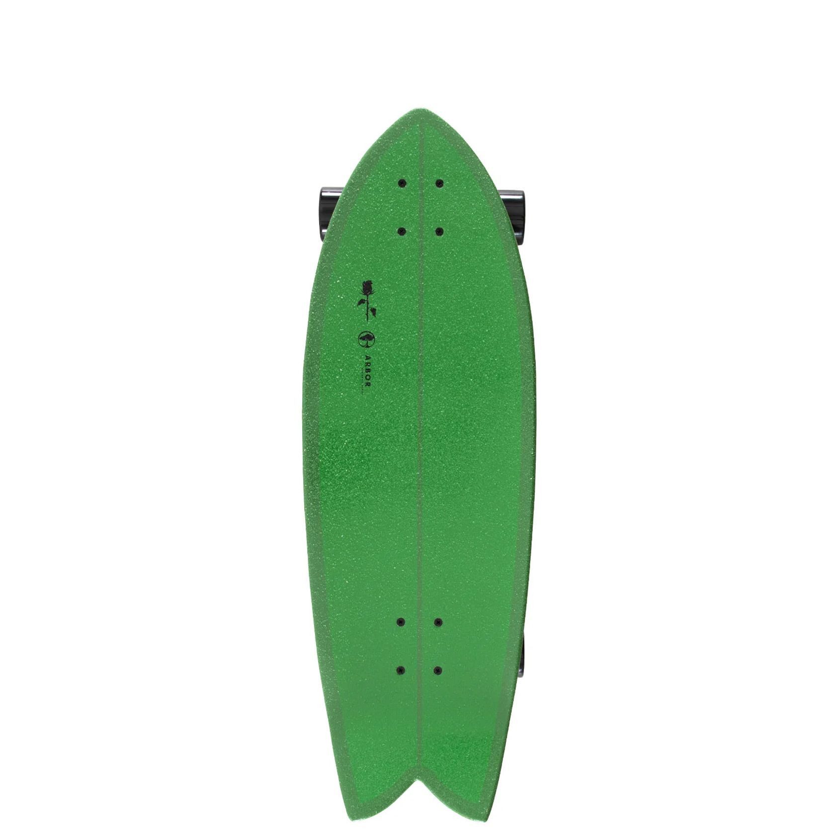 Arbor Collective Minilongboard x Carver C7 Shaper Black Rose 30.75", Surfskate Board mit Carver C7 Achse