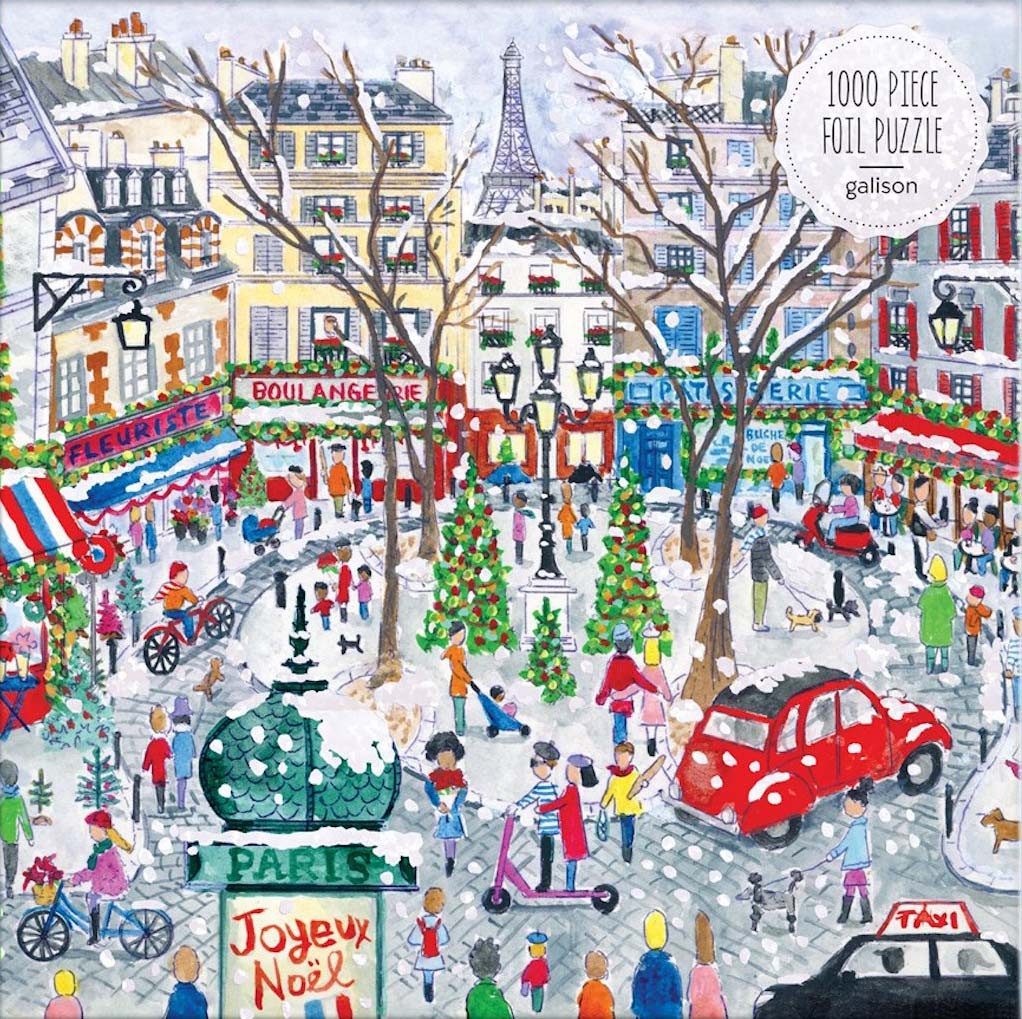 Chronicle Books Puzzle Weihnachten in Paris, Storrings, Puzzleteile