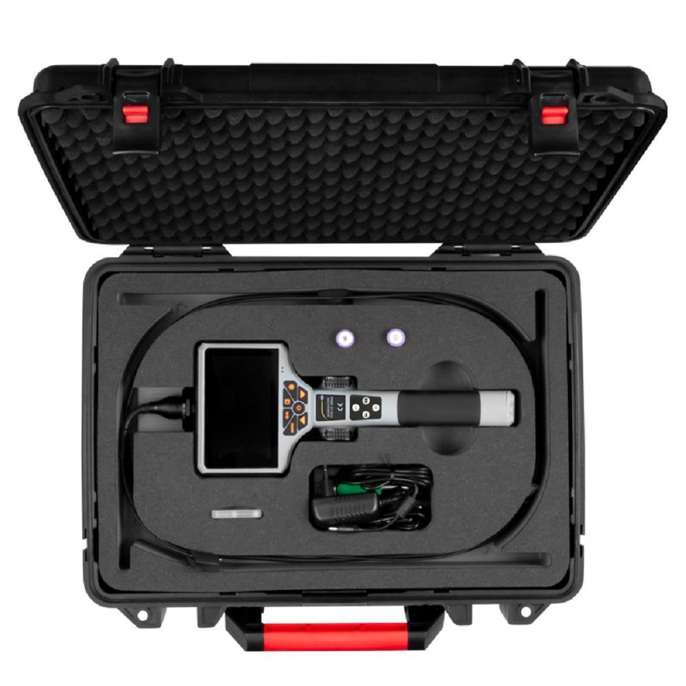 PCE 4-Wege) Instruments Bewegungsrichtung (Inkl. Inspektionskamera Endoskop Kamerakopf Transportkoffer, Industrie Endoskopkamera
