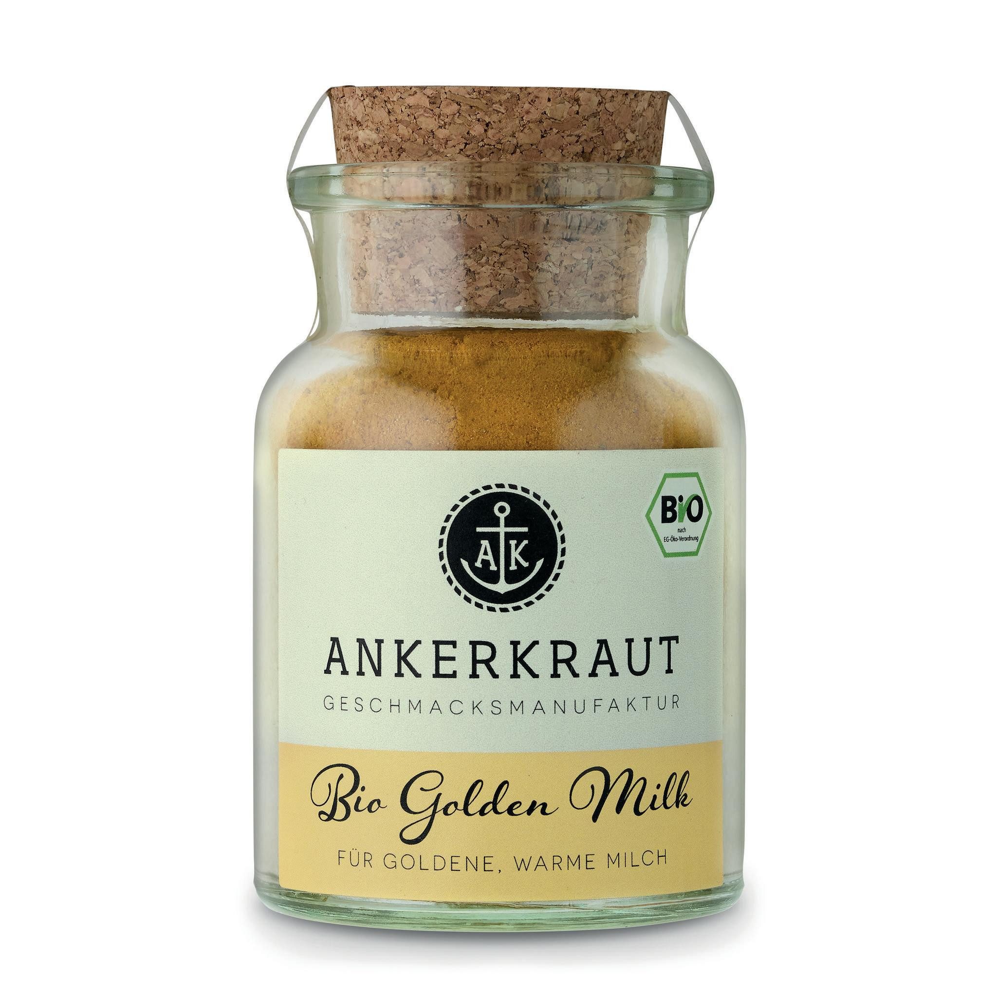 Ankerkraut Gewürz BIO Golden Milk, Ankerkraut BIO Goldene Milch - Trinken