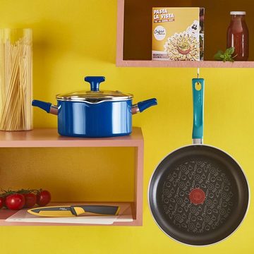 Tefal Pfannen-Set, Chefclub Pasta La Vista Kochgeschirr-Set Titanium Antihaftversiegelung