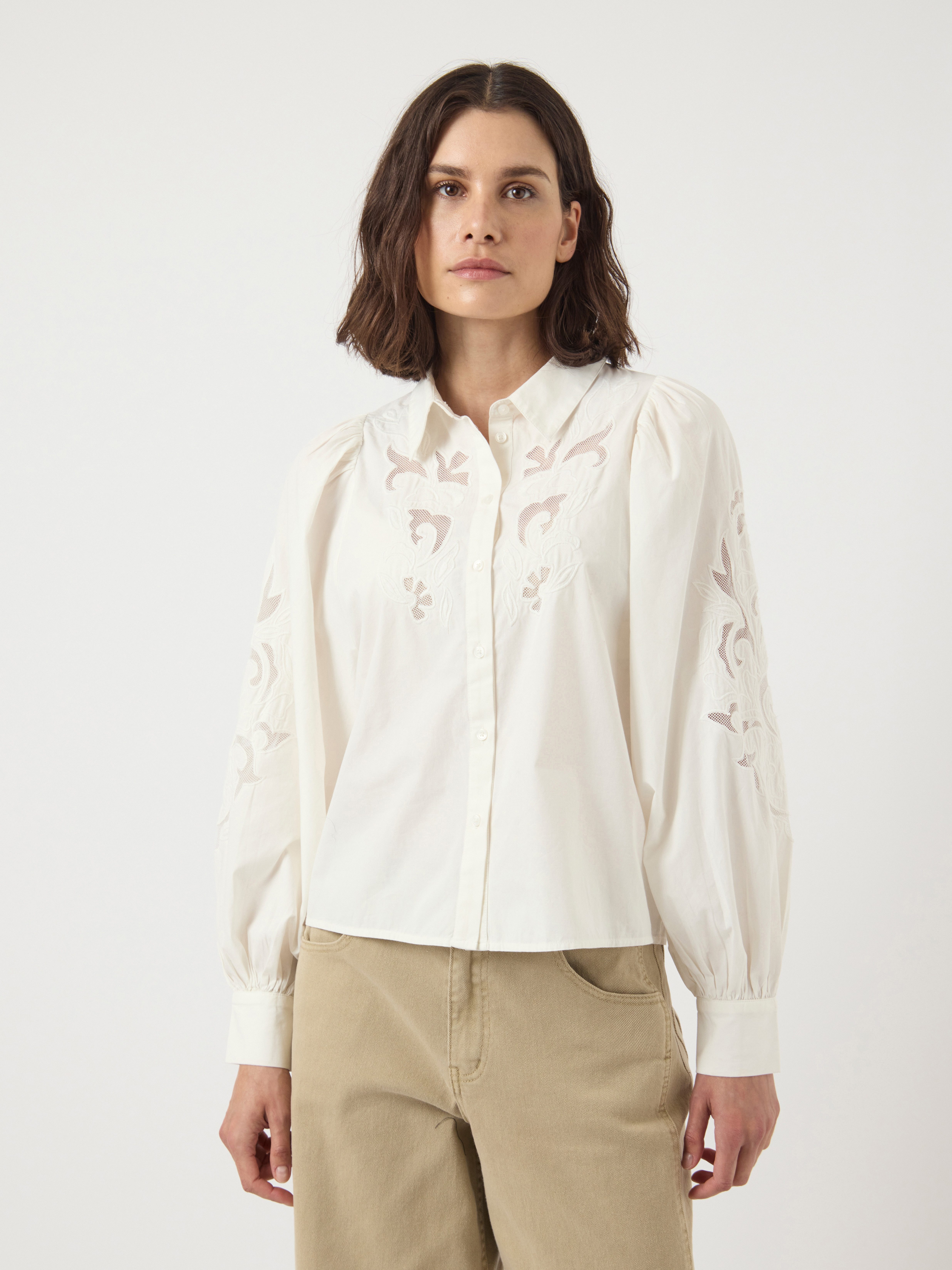Y.A.S Spitzenbluse YASZIMIA LS SHIRT S. NOOS günstig online kaufen