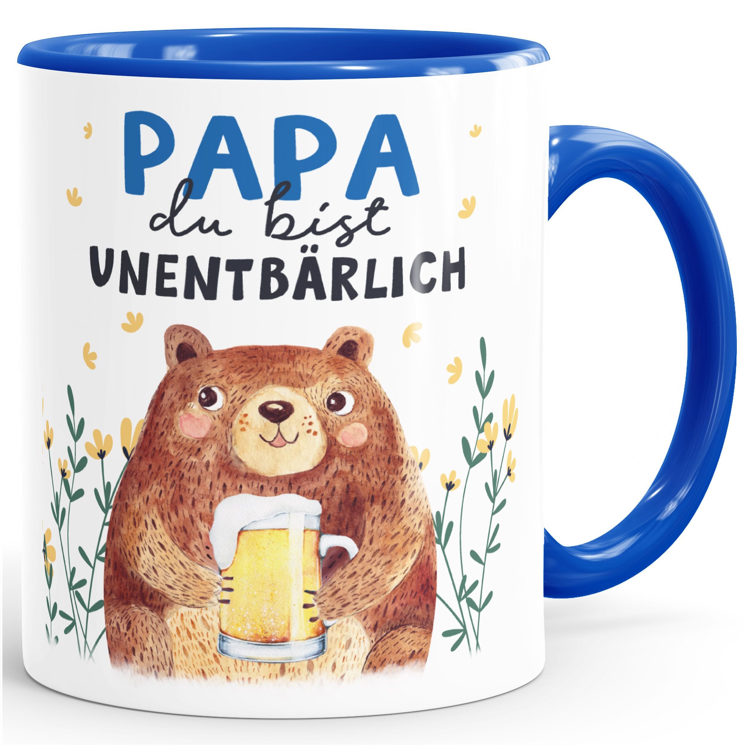SpecialMe Tasse Kaffee-Tasse Vatertag lustig Geschenk für Papa von Kind Du bist, Keramik