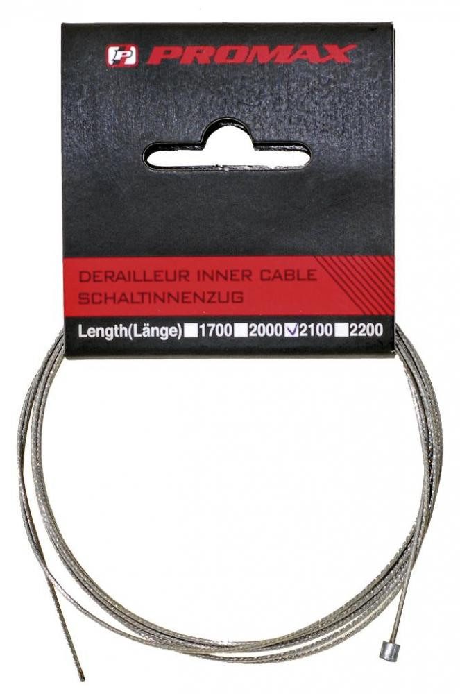 Promax Schaltzug PROMAX, Schaltzug, Edelstahl, Slick Cable, mit spezieller Gleitbeschic