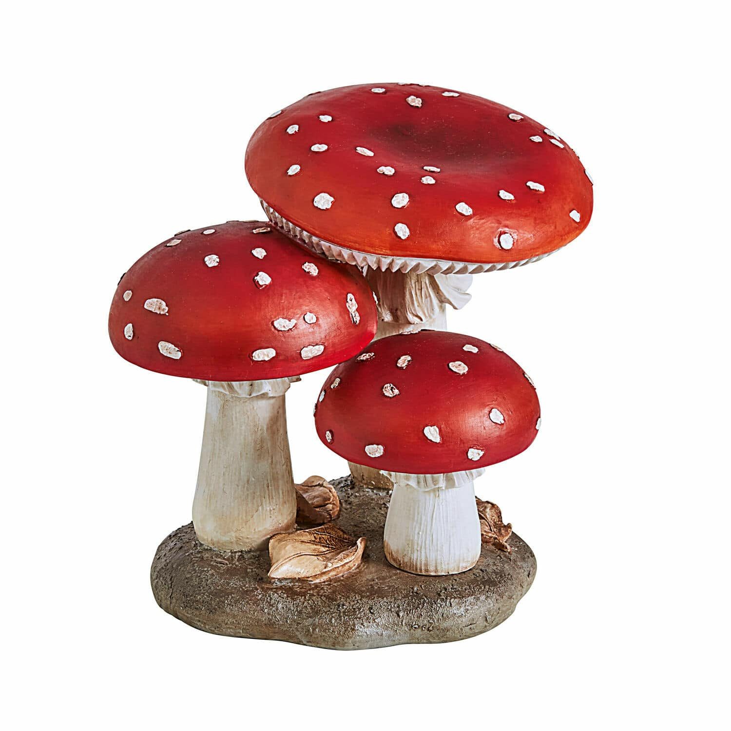 Mirabeau Dekoobjekt Deko-Pilz Lupton rot/weiß