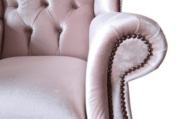JVmoebel Chesterfield-Sessel, Ohrensessel Klassisch Design Wohnzimmer Chesterfield Couch