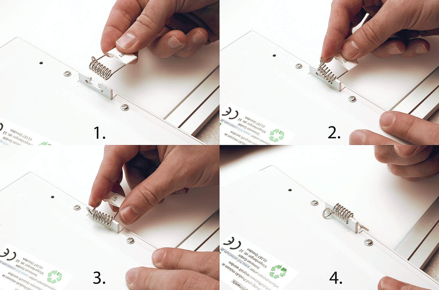 LED Universum LED Panel weiß, rund, Einbau, 18W, warmweiß, 1400lm, 3000K, warmweiß