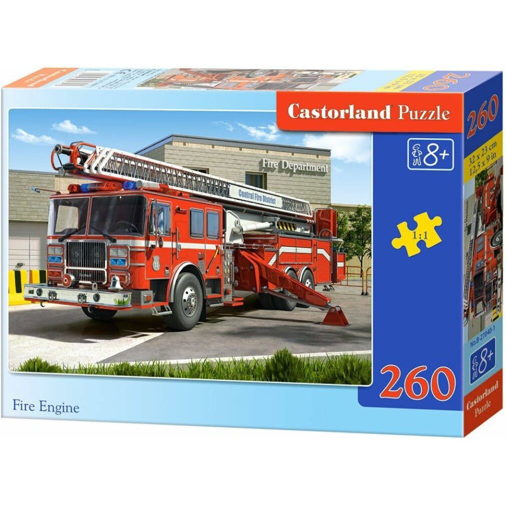 Castorland Puzzle Puzzle Feuerwehrleute 260 Teile, Puzzleteile