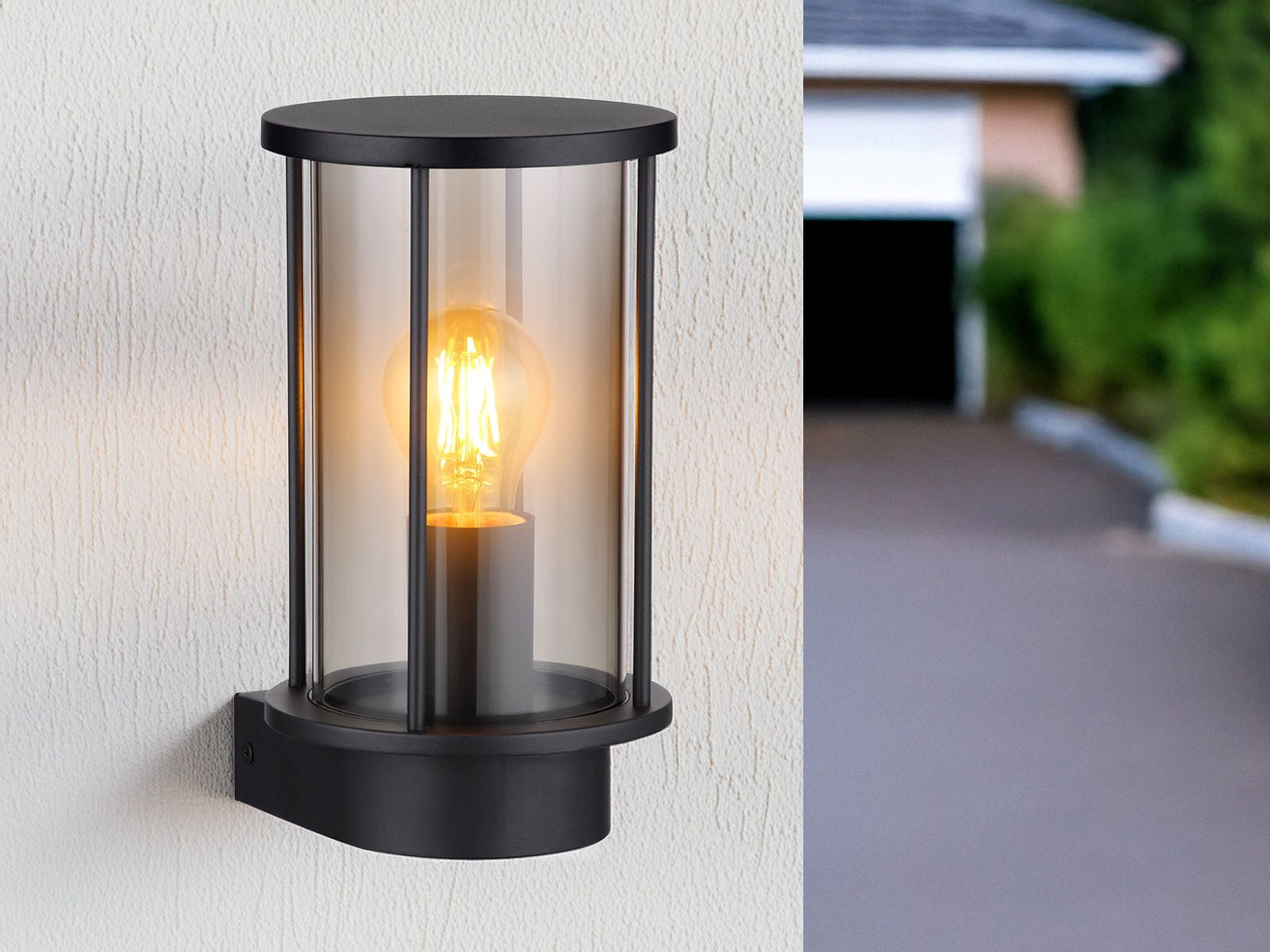 GLOBO LIGHTING LED Außen-Wandleuchte, LED wechselbar, günstig online kaufen