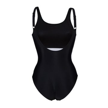 Arena Badeanzug Imprint Einteiler für Damen mit Bustier verstellbaren Trägern U Back