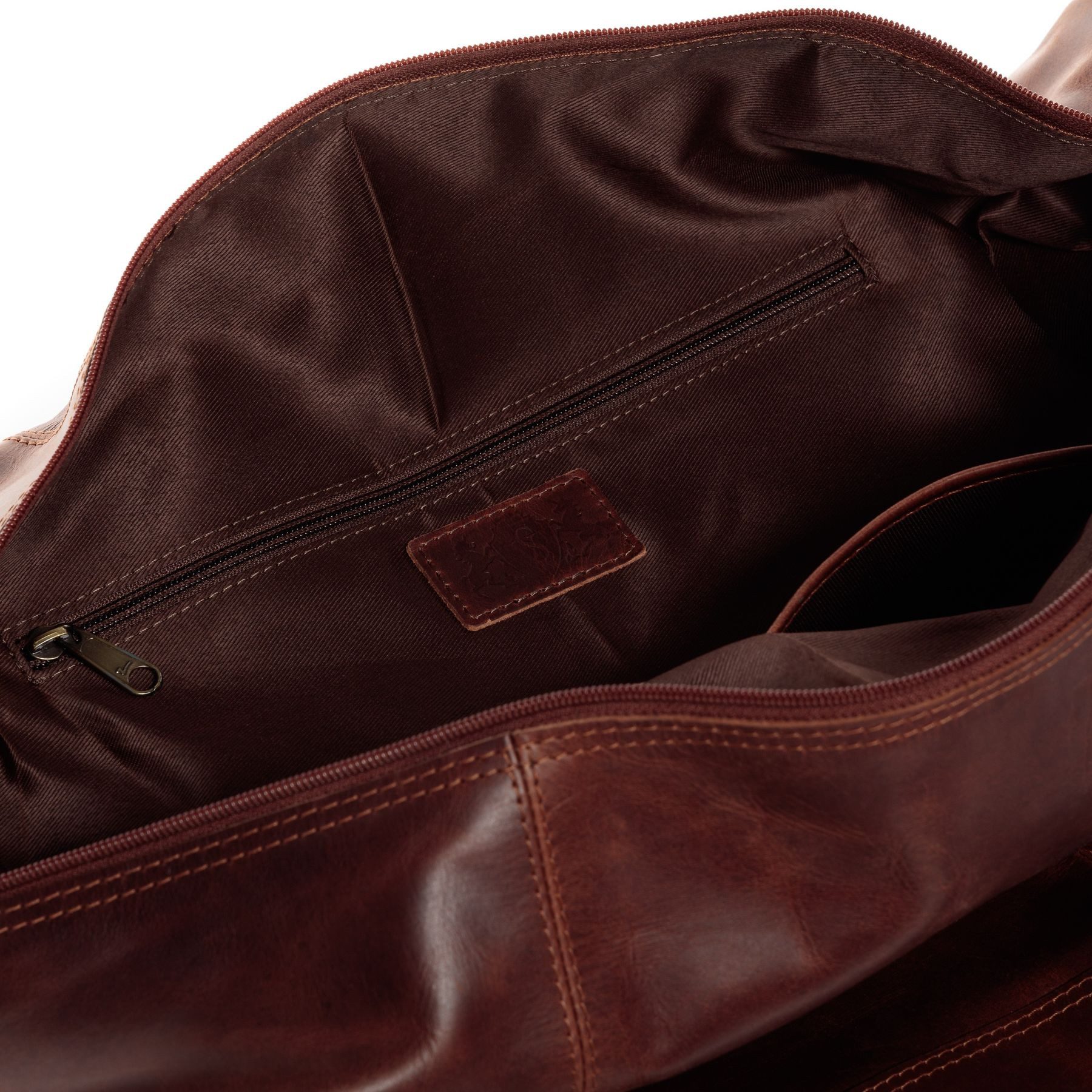 SID & VAIN Reisetasche YALE Weekender groß Handgepäck echt Leder, Reisetasche Duffle Reisegepäck Sporttasche Herren Damen braun