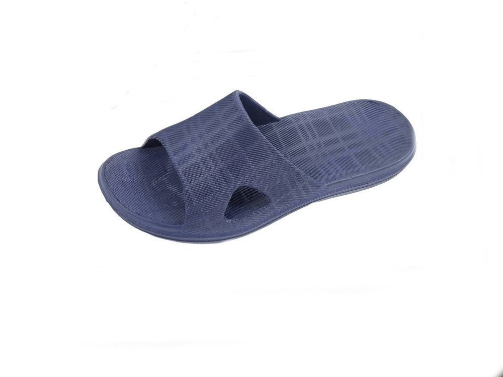 Badelatschen Badepantolette Herren Badeschuhe Badeschlappen VK2 Blau 4 Badesandale